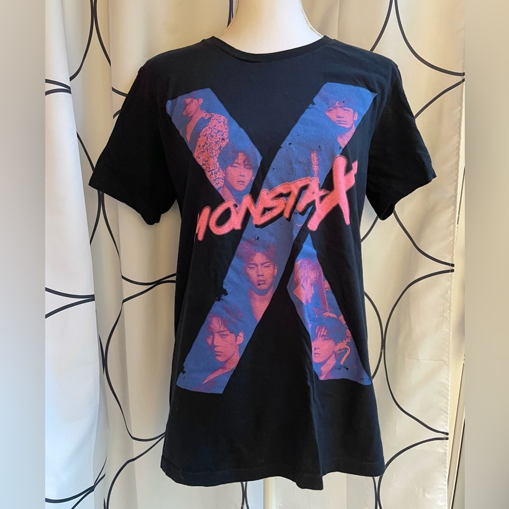 Monsta X | Starship Entertainment Hashtag | Black K-Pop tee | Unisex Size Med
